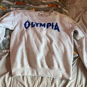 womens small olympia crewneck